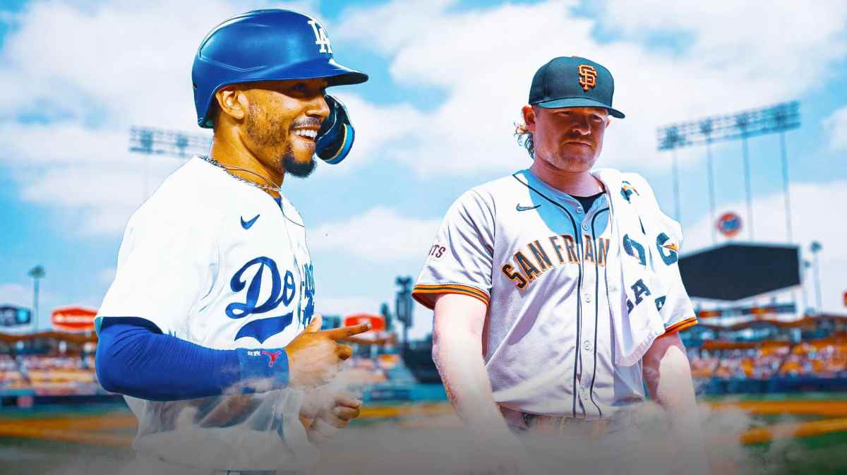 Dodgers Mookie Betts Giants Logan Webb