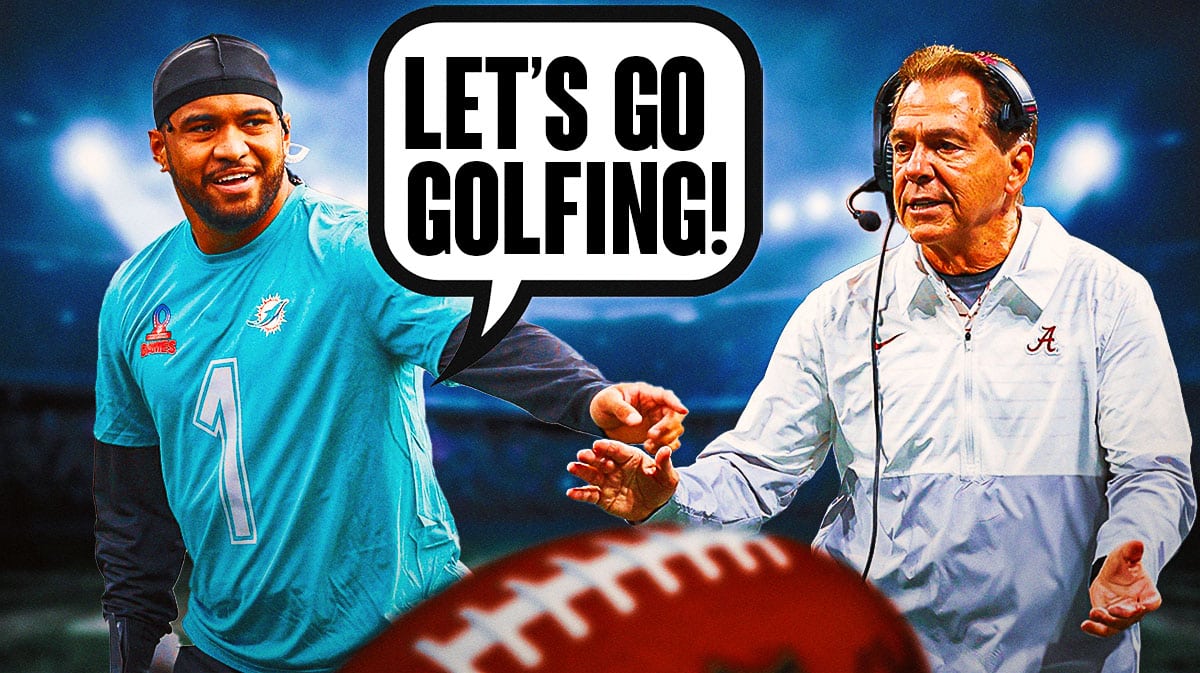 Tua Tagovailoa tells Nick Saban “let’s go golfing!”