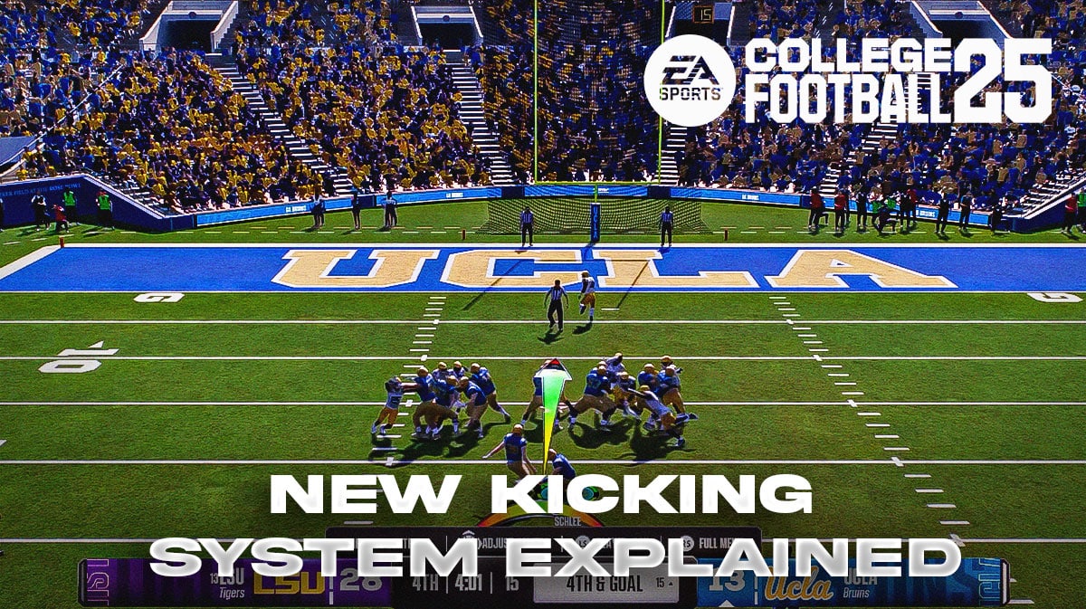 Объяснение новой системы ударов ногами в EA College Football 25