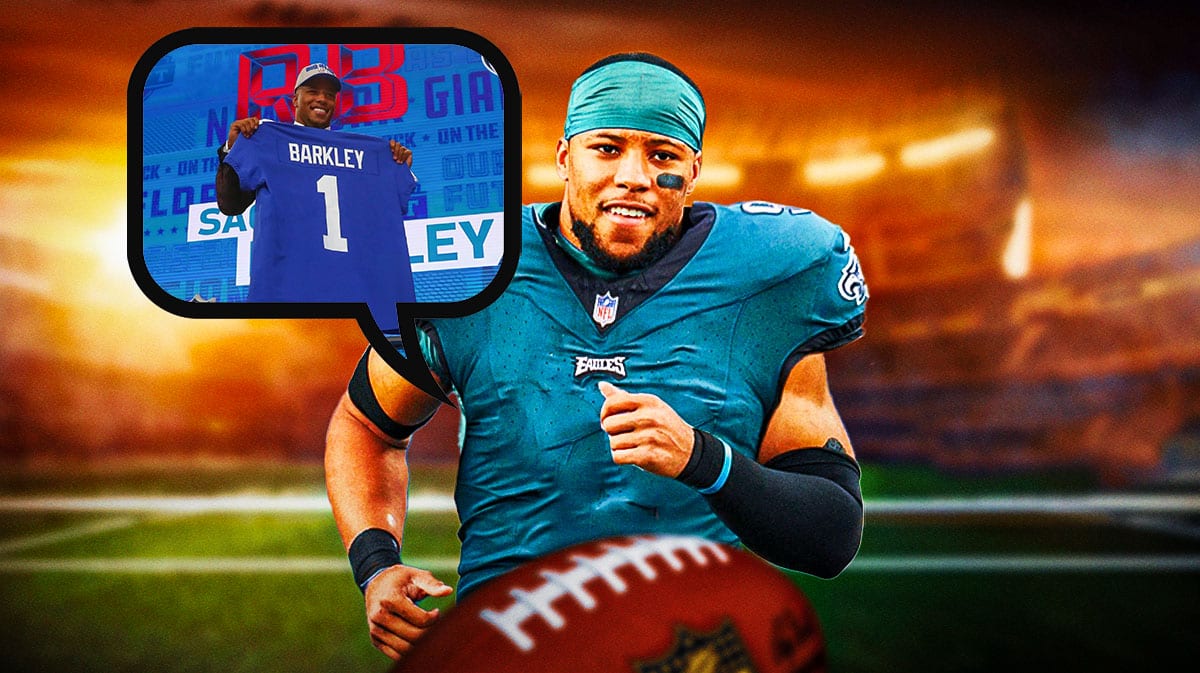 Eagles running back Saquon Barkley imagining his rookie season