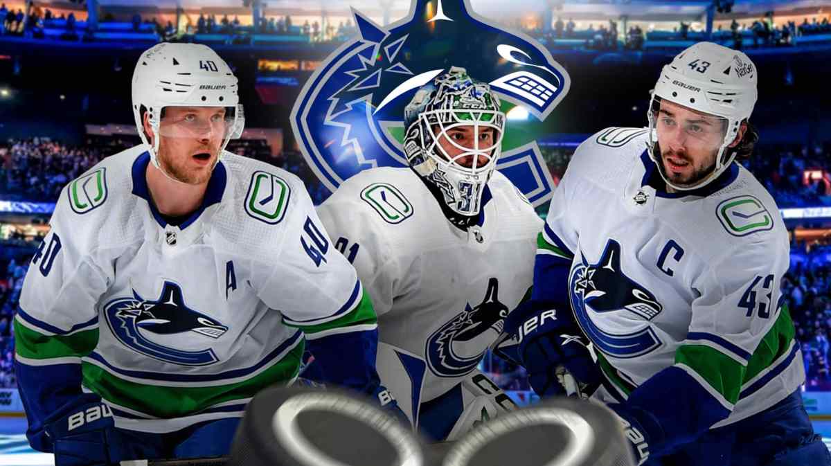 Canucks stars receiving a nice sendoff after losing to the Oilers.