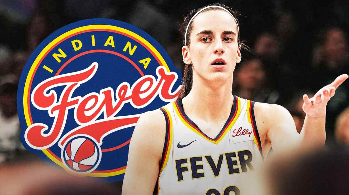 Fever's Caitlin Clark pleads with ref during Sun game, Alyssa Thomas in background