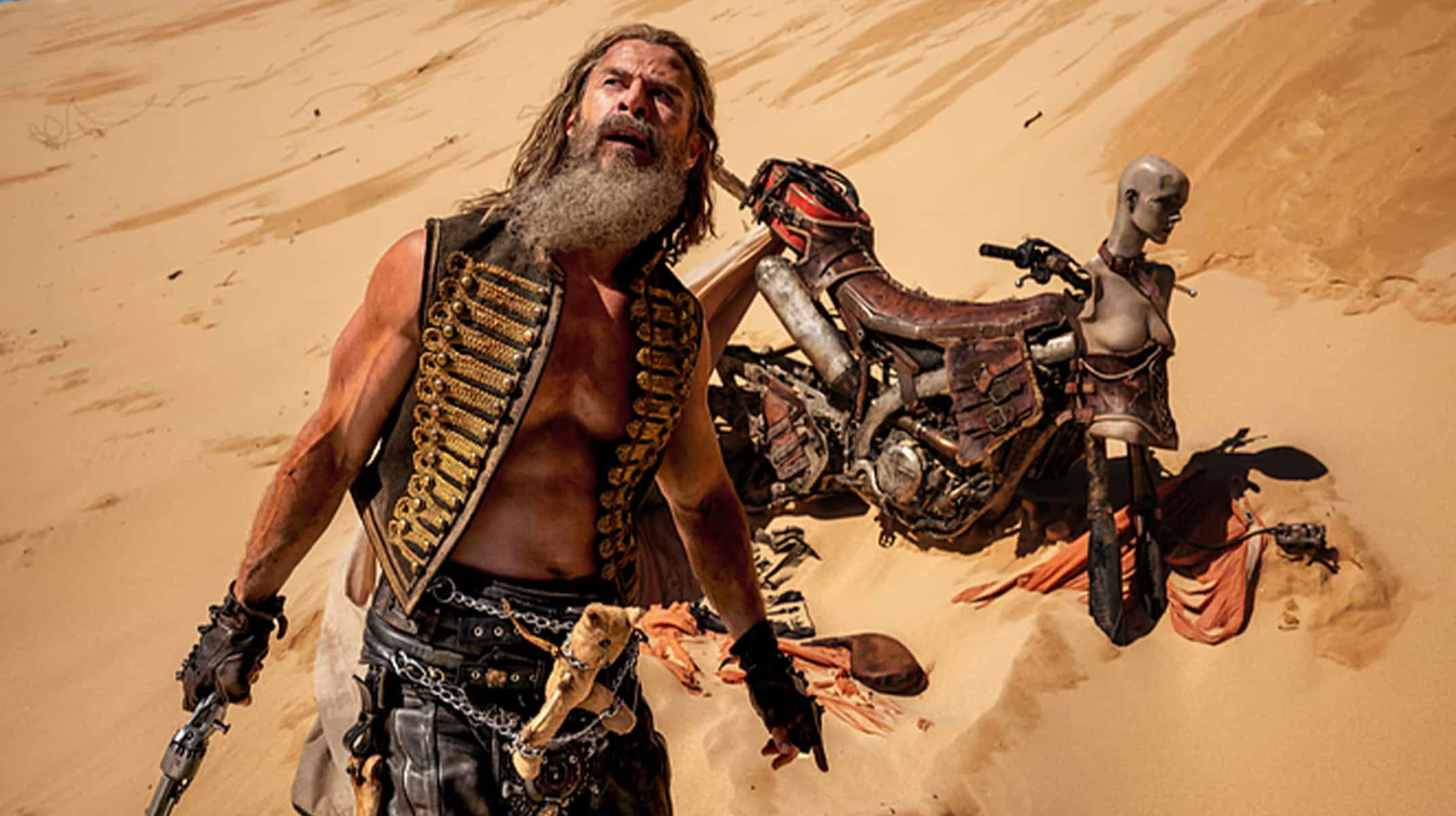 Chris Hemsworth in Furiosa: A Mad Max Saga.