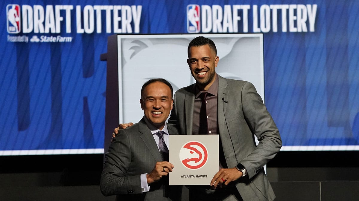 Landry Fields at NBA Draft Lottery
