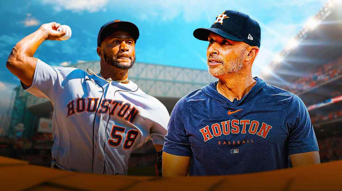 Astros Joe Espada with Miguel Diaz amid AL West chase vs Mariners