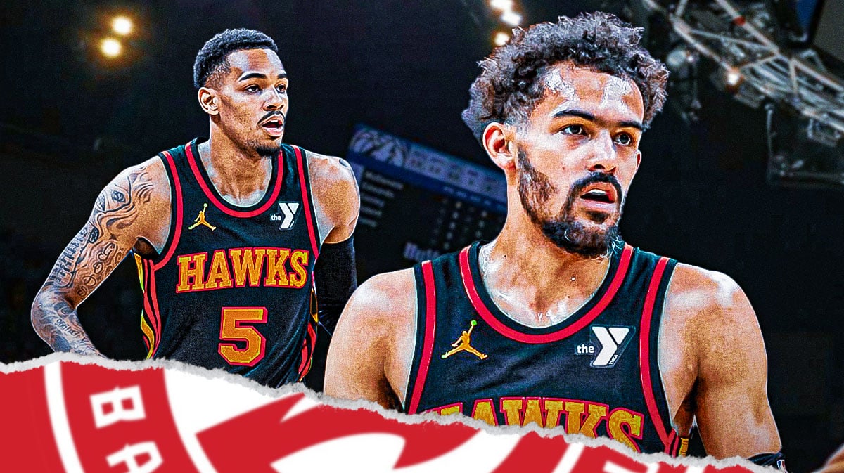 Atlanta Hawks Dejounte Murray and Trae Young