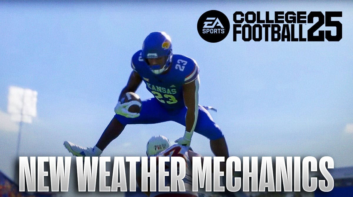 EA College Football 25 - Weather Will Heavily Impact Gameplay