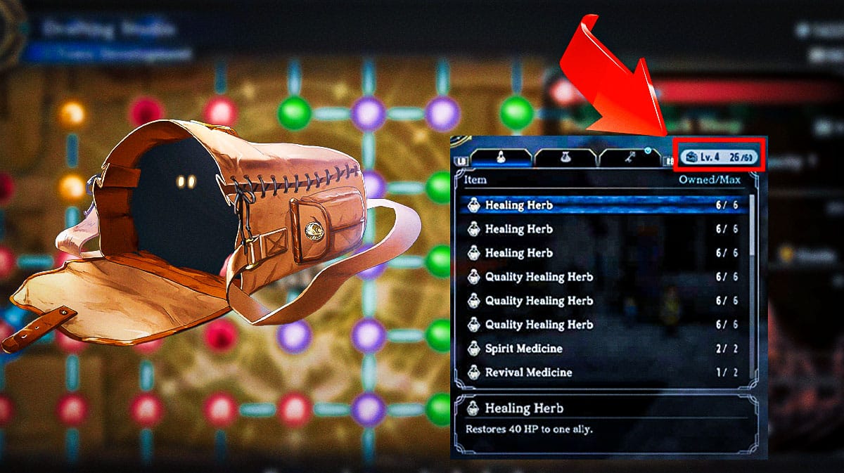 Nell and increase inventory space in Eiyuden Chronicle: Hundred Heroes