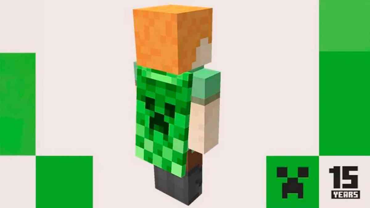 Minecraft 15th Anniversary Cape