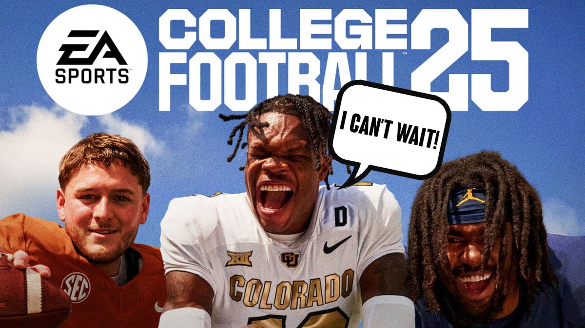 Хантер, Эверс и Эдвардс реагируют на обложку журнала College Football 25