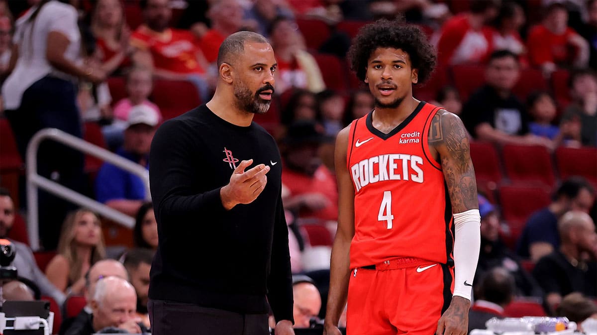 Ime Udoka and Jalen Green