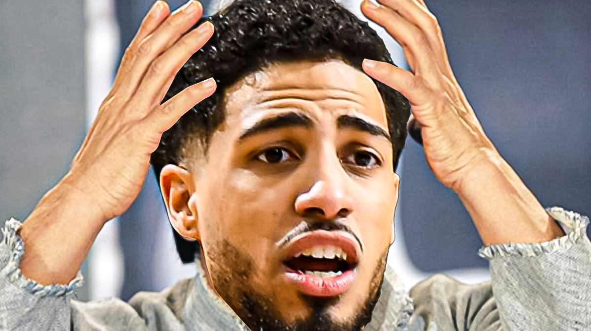 Tyrese Haliburton as the Jackie Chan confused meme