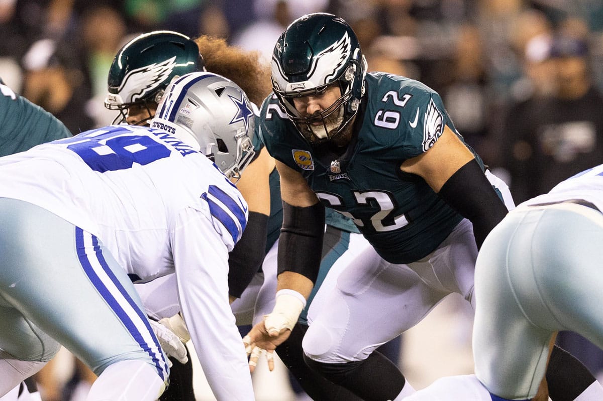 Former Philadelphia Eagles player Jason Kelce vs. Dallas Cowboys