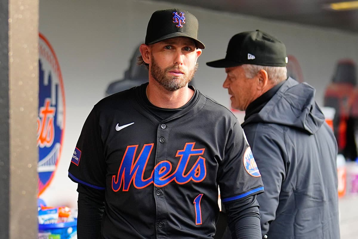 New York Mets second baseman Jeff McNeil (1) prior to the game against the Philadelphia Phillies at Citi Field.