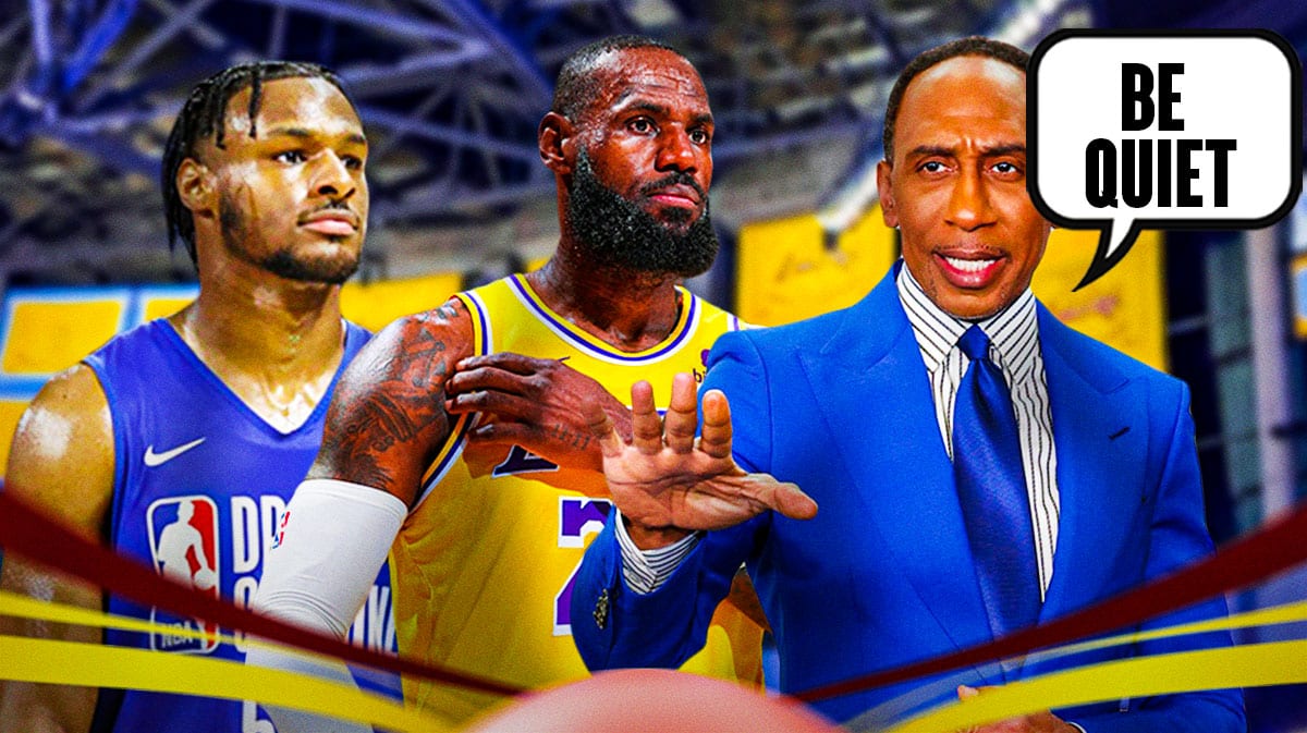 Lakers, LeBron James, Stephen A. Smith, Bronny James, NBA Draft