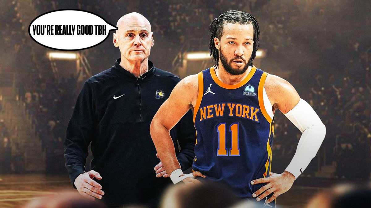 Rick Carlisle tells Jalen Brunson “you’re really good tbh.”