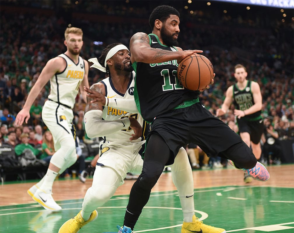Kyrie Irving extends closeout win streak in 2019 first round