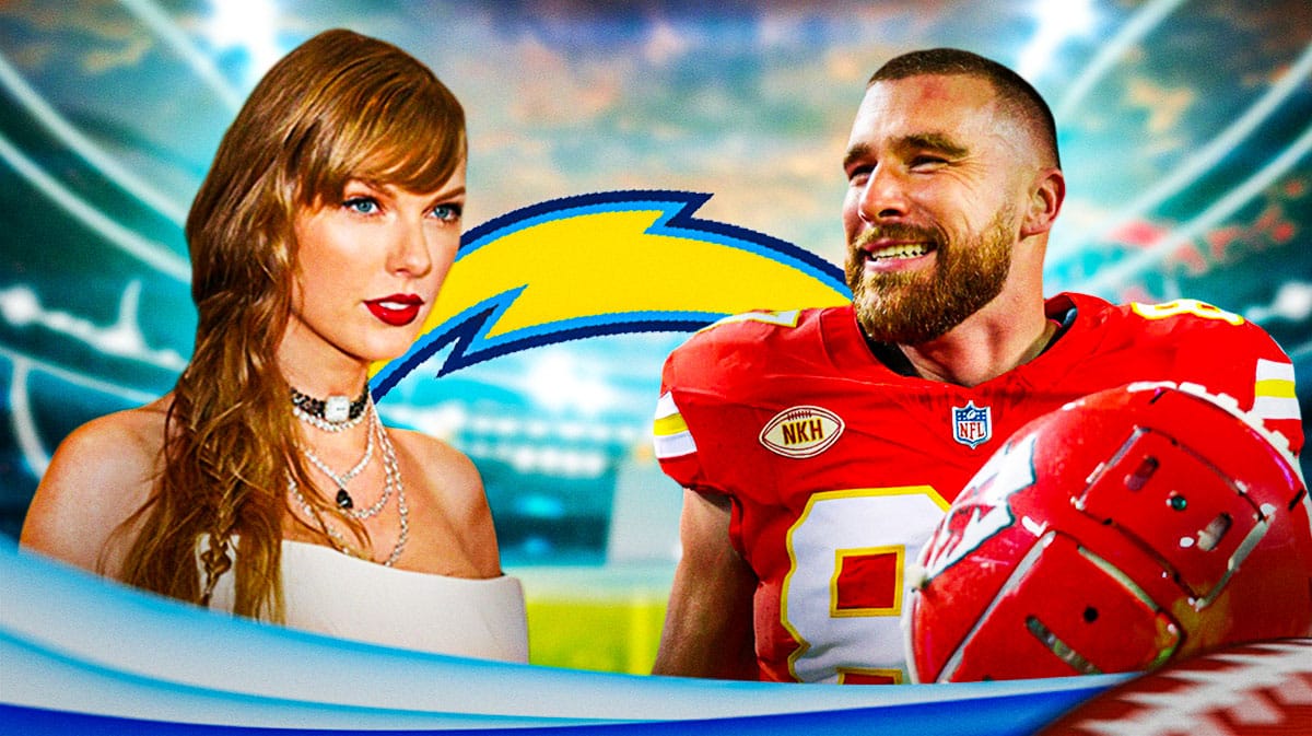 Chargers 2024 schedule release hilariously rips Travis Kelce, Taylor