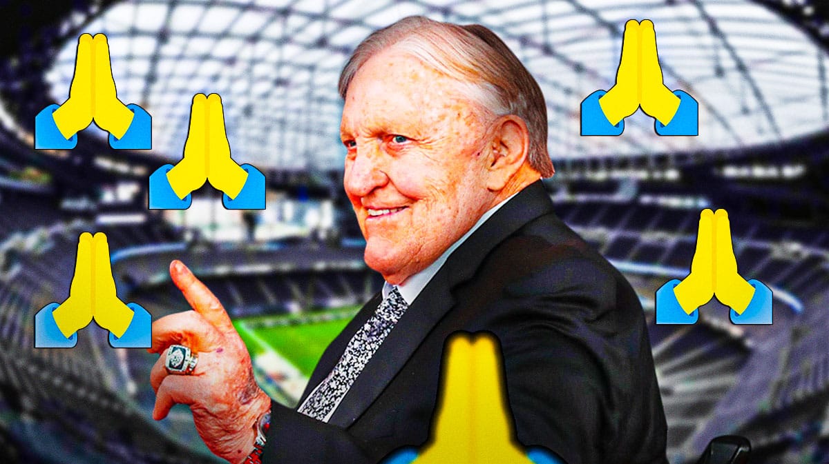 Jim Otto with a bunch of the prayer hand emojis in the background