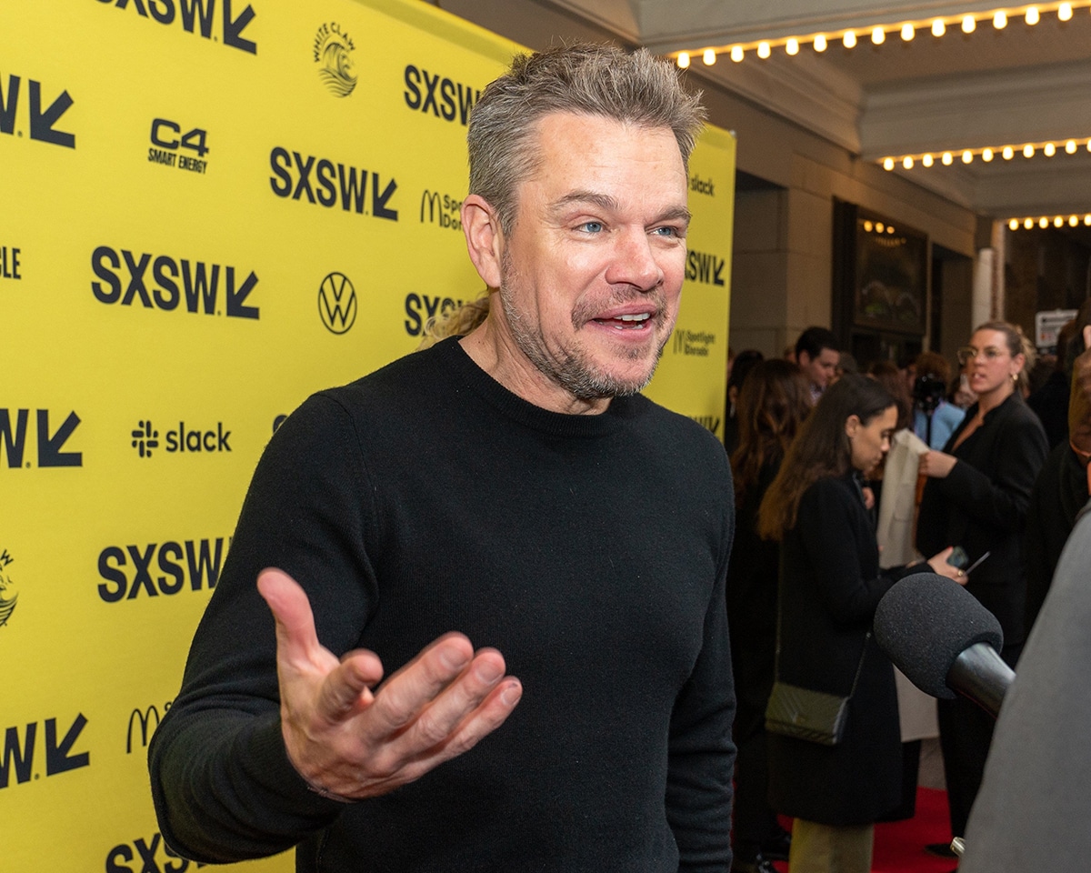 Matt Damon at 2023 SXSW.