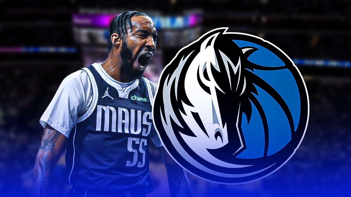 Mavericks' Derrick Jones Jr. screams during Thunder game, NBA free agency reporters in background