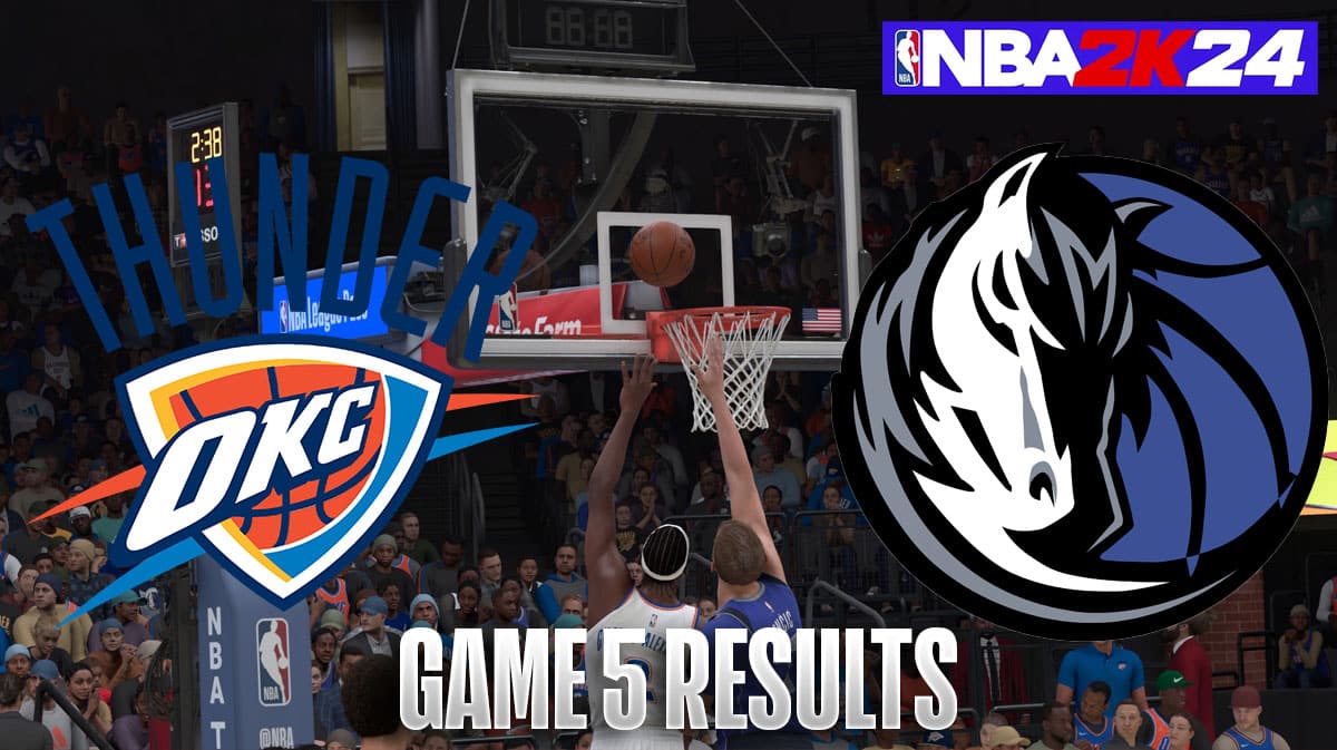 Mavericks vs. Thunder Game 5 Results According To NBA 2K24