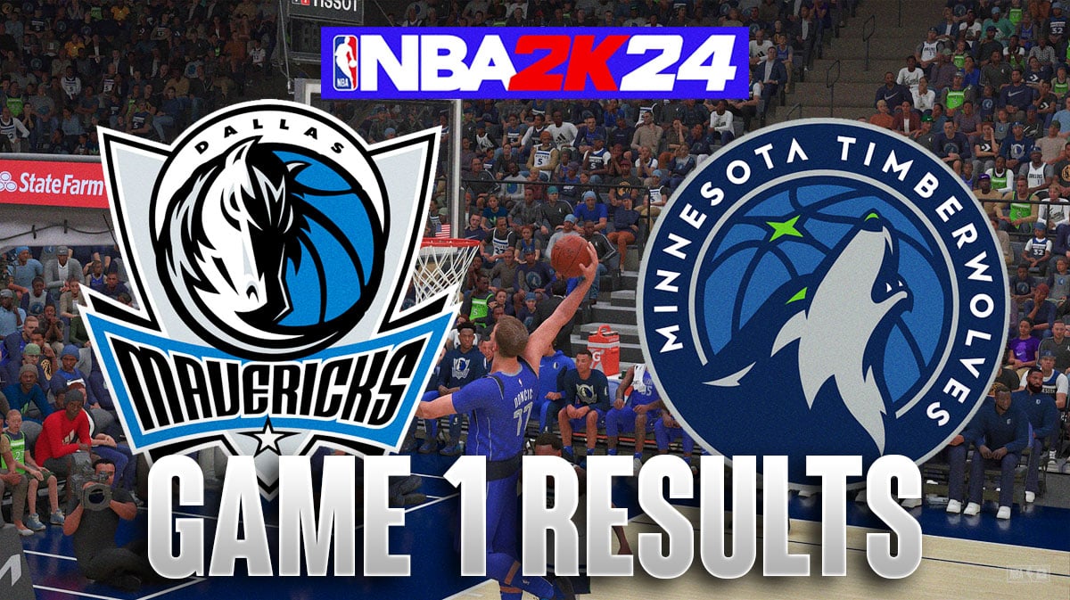Результаты первой игры «Маверикс» — «Тимбервулвз» по данным NBA 2K24