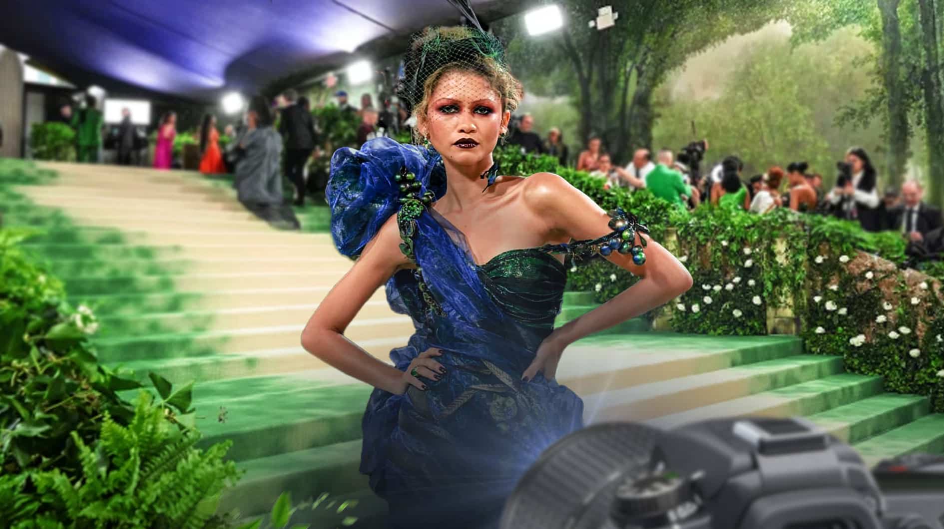 Zendaya on the 2024 Met Gala red carpet