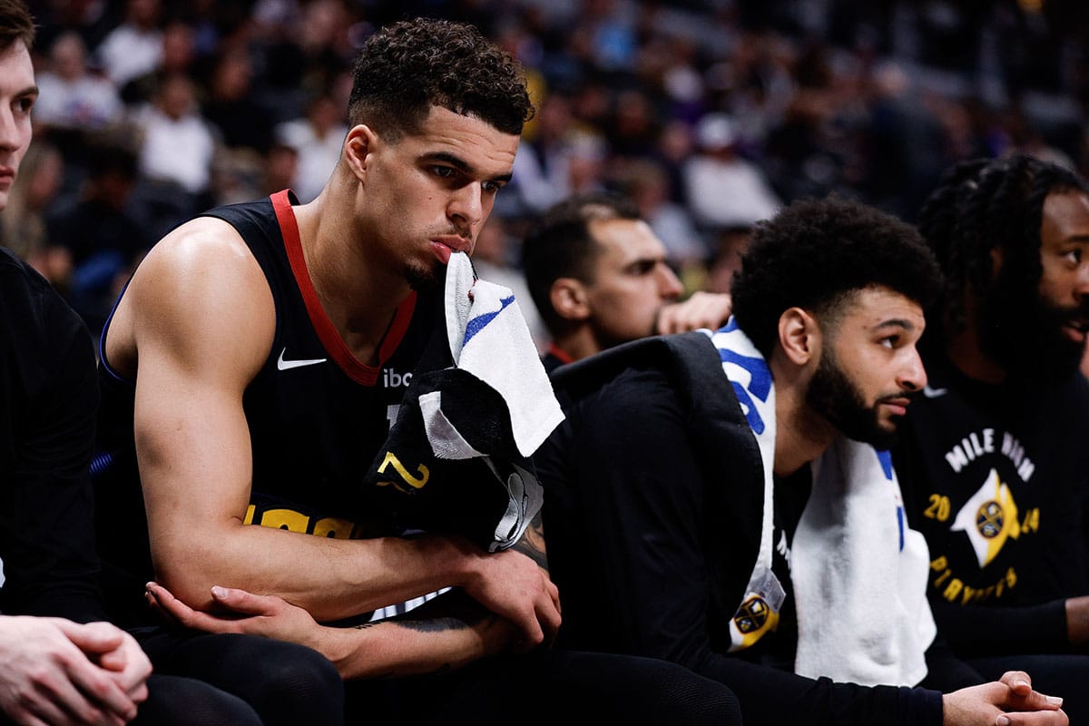 Denver Nuggets players Michael Porter Jr. and Jamal Murray