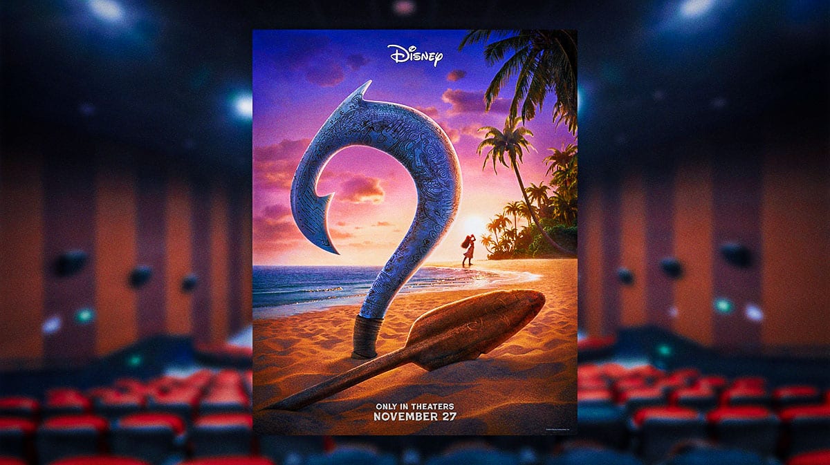 Moana 2 poster.