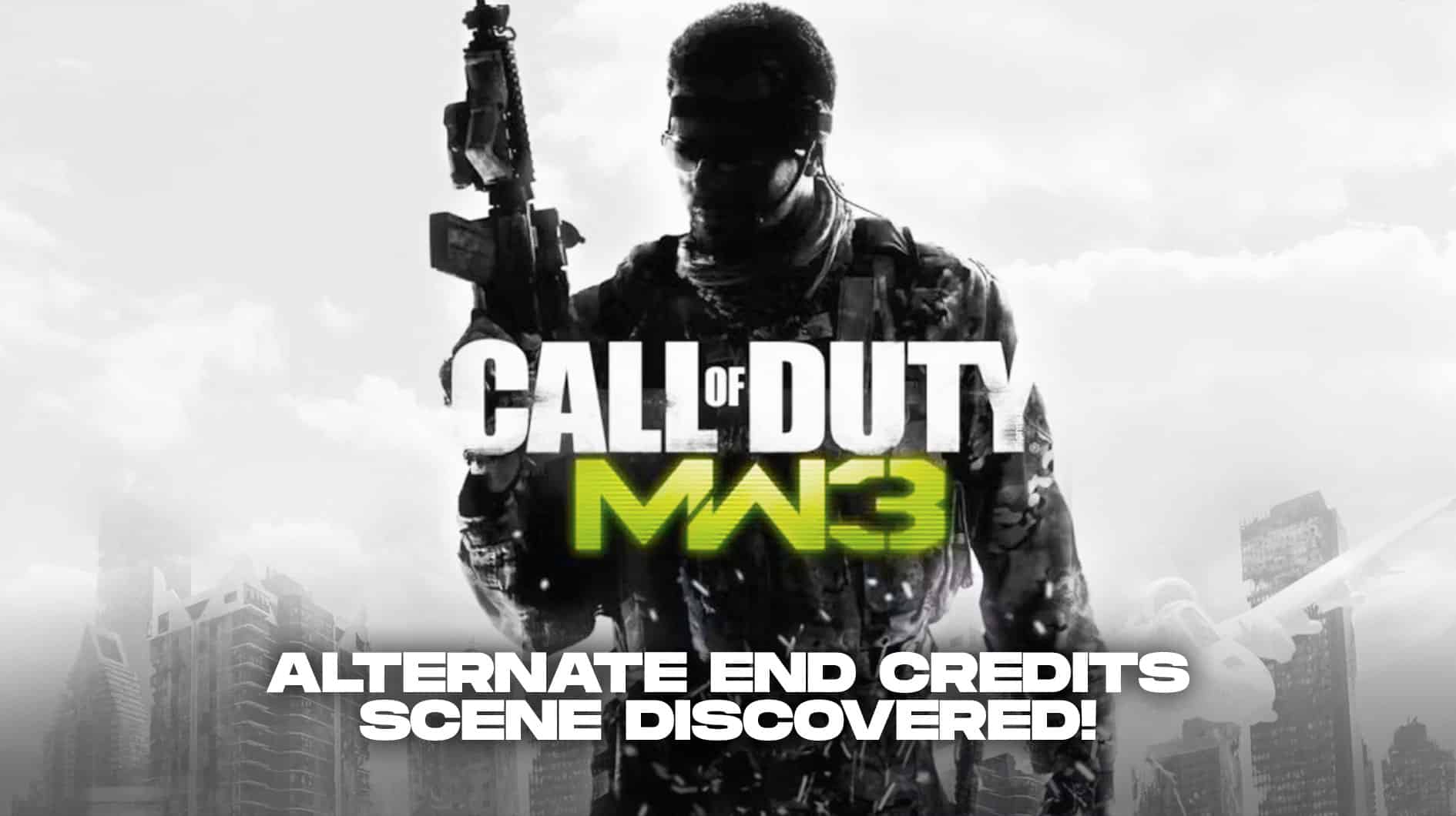 Call Of Duty: Modern Warfare 3 Отмененная сцена после титров обнаружена 13 лет спустя