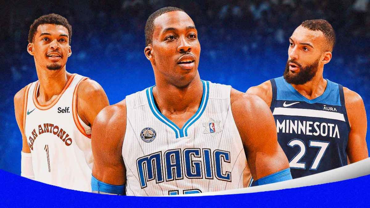 Victor Wembanyama, Dwight Howard, Defensive Player of the Year Rudy Gobert