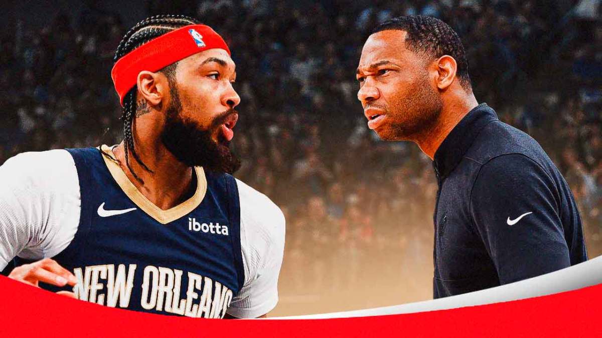 New Orleans Pelicans forward Brandon Ingram and Head Coach Willie Green