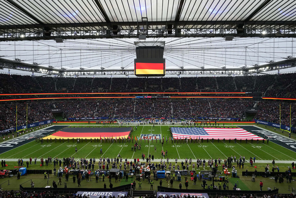 The NFL made its debut in Germany in 2022