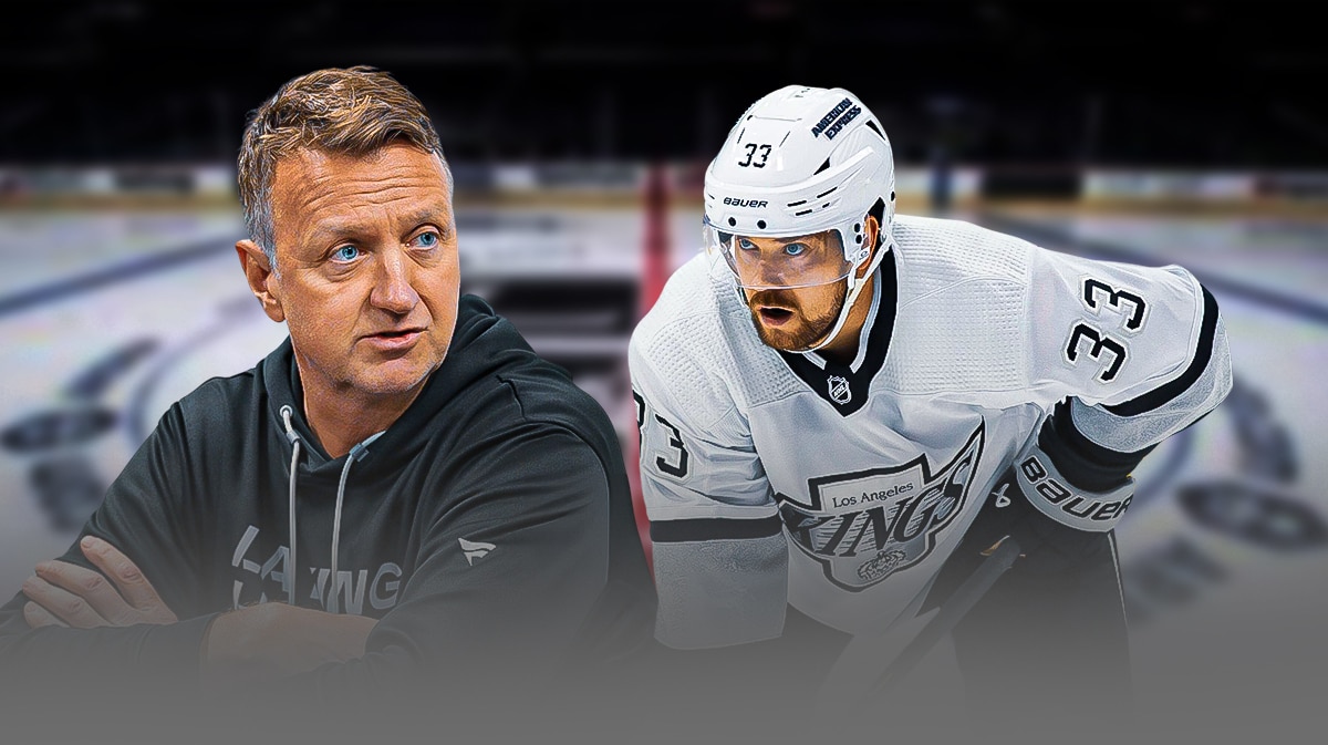 Kings GM Rob Blake, winger Viktor Arvidsson
