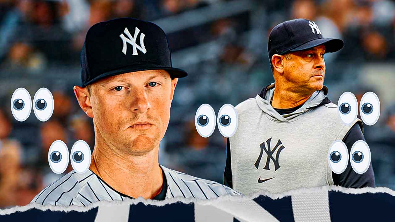 DJ LeMahieu, Aaron Boone. Eyeball emojis all around