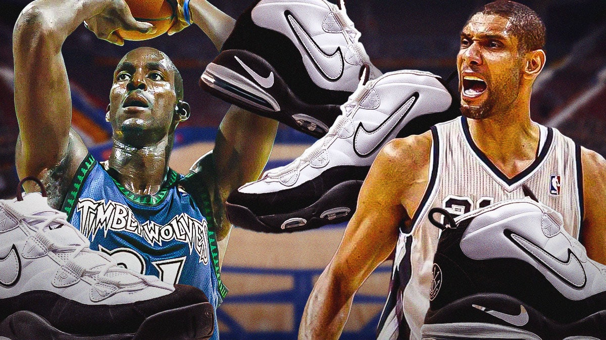Nike Air Max Uptempo returns in 2025. Kevin Garnett and Tim Duncan