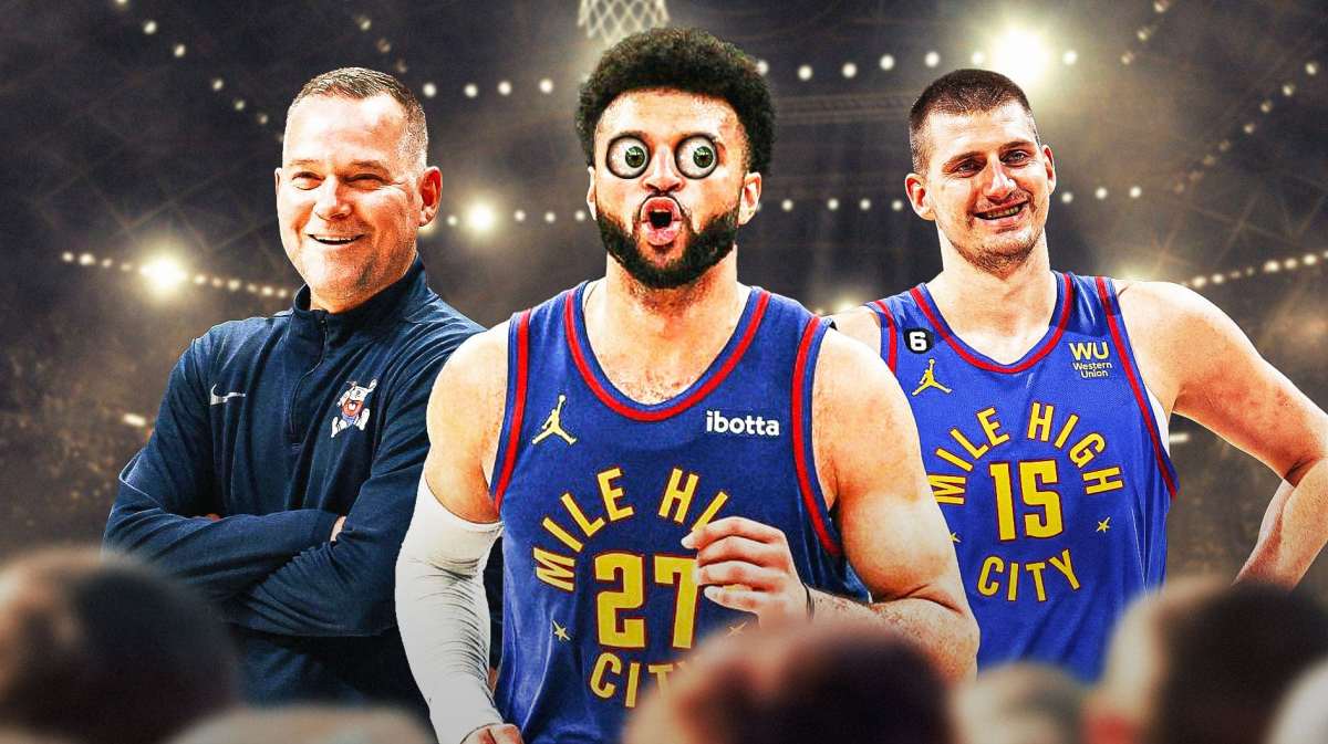 Nuggets Jamal Murray and Nikola Jokic amid NBA Playoffs win over Timberwolves