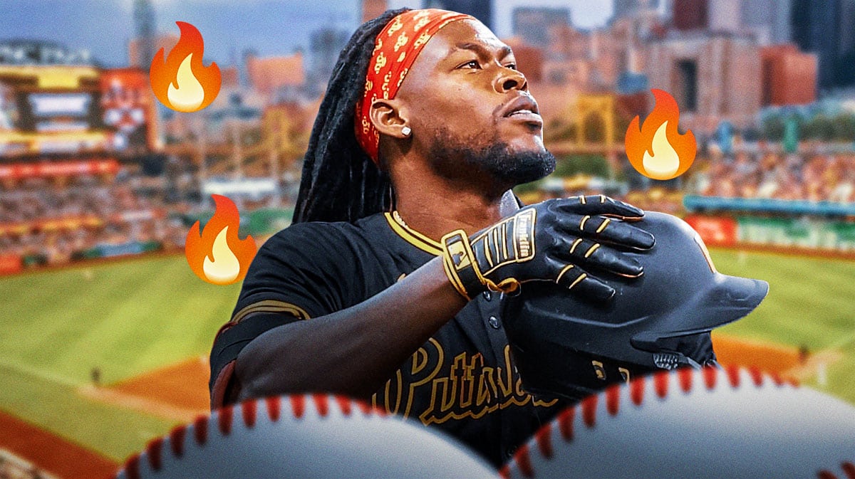 Oneil Cruz with fire emojis