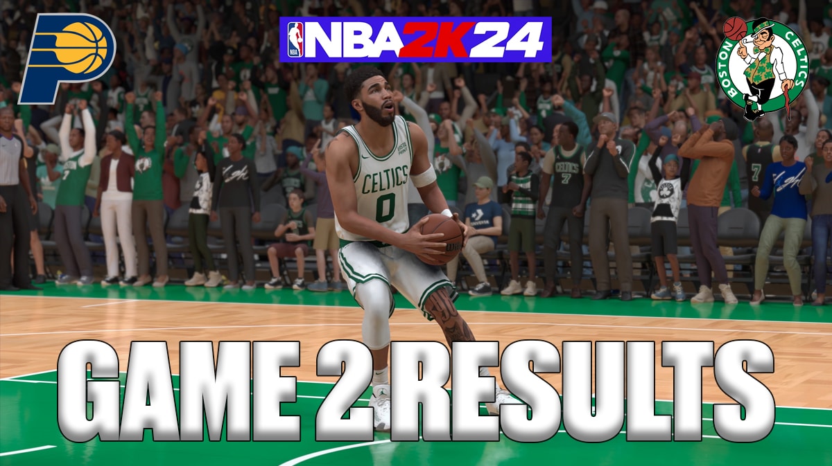 Результаты второй игры «Пэйсерс» — «Селтикс» по данным NBA 2K24