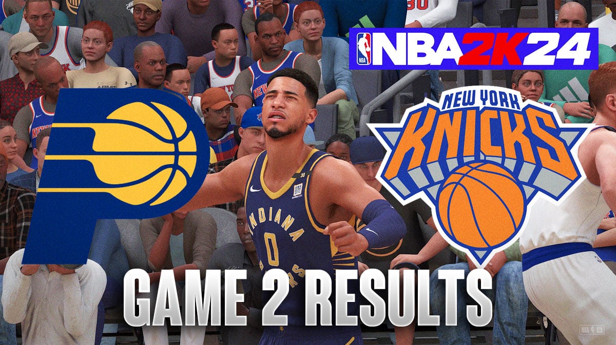 Результаты второй игры «Пэйсерс» — «Никс» по данным NBA 2K24