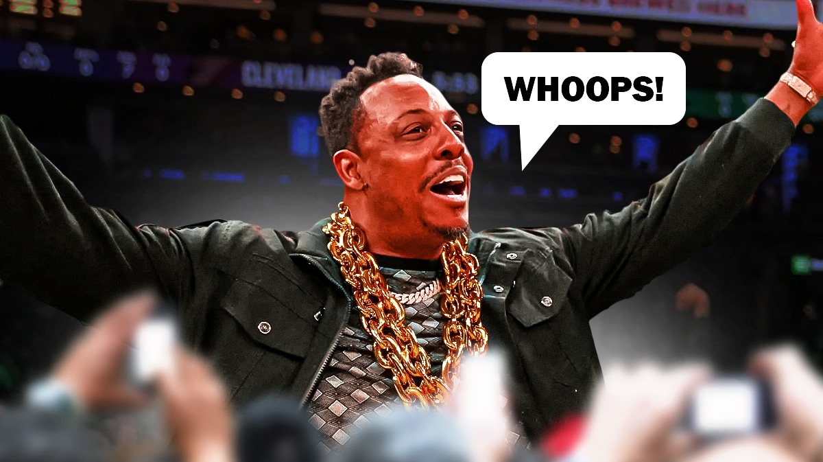 Paul Pierce saying "whoops!"