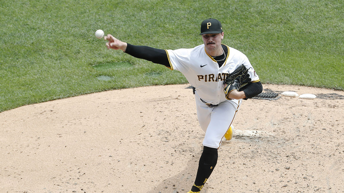 Pittsburgh Pirates starting pitcher Paul Skenes (30) pitches against the San Francisco Giants during the fourth inning at PNC Park. 