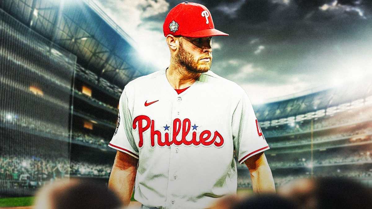 Zack Wheeler with angry emojis around him.