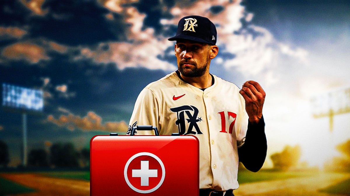 Texas Rangers pitcher Nathan Eovaldi