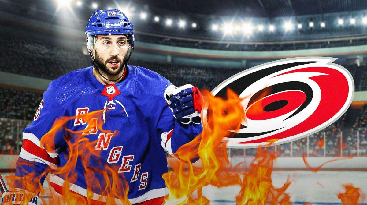 Rangers forward Vincent Trocheck on fire, Hurricanes