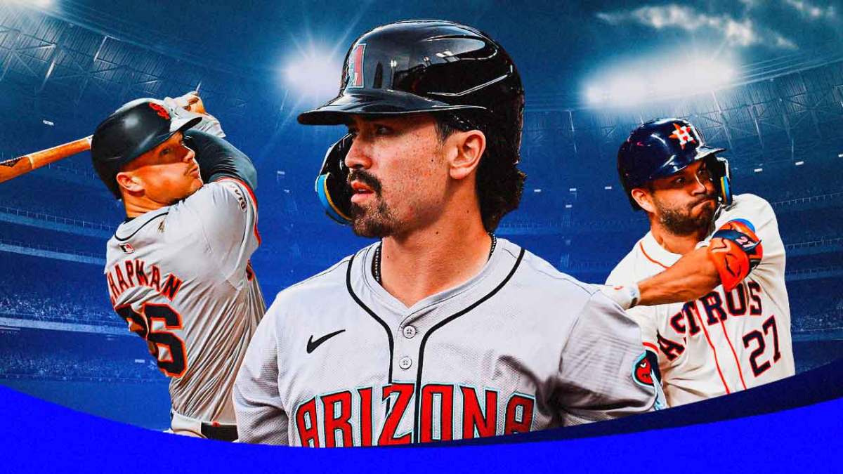 MLB Diamondbacks Corbin Carroll, Giants Matt Chapman and Astros Jose Altuve