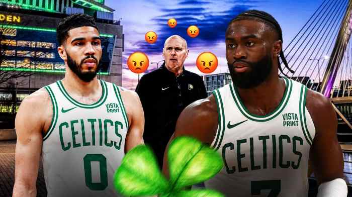 Rick Carlisle with angry emojis, Jaylen Brown and Jayson Tatum