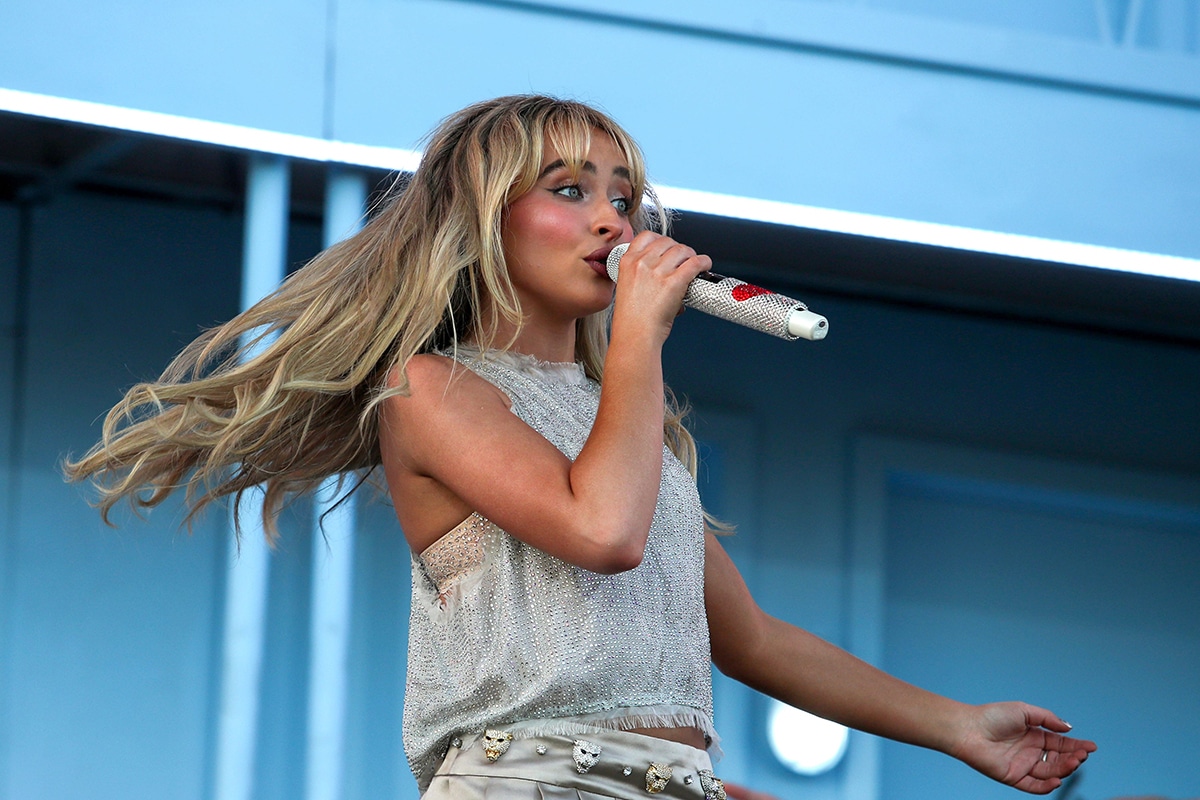 Sabrina Carpenter performing at Coachella in 2024.