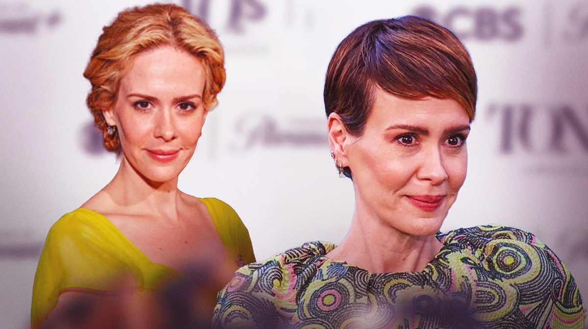 Sarah Paulson in a photoshoot.